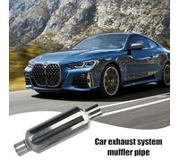 Gwtdtoad Performance Muffler | Tailpipe Muffler | Automotive Replacement Parts for Reduce Engine Noise Racing Quiet Driving Pipes Modification Harsh Weather Resistance Trucks