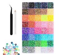 Gwtdtoad Resin Jelly Rhinestones for Bedazzling | Art Making Project,Flatback Rainbow Gems,for Nail Manicure Face Makeup Bottles Clothes Fabric Shoes Phones