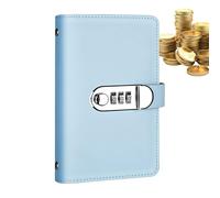 Gwtdtoad Saving Money Book | Clear Pockets A6 Combination Lock - 100 Envelope Savings Challenge Book | for Budget Bill Financial Payment Home Apartment Dorm Office School Travel Outdoor
