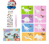 Gwtdtoad Sticker Puzzles | 3D Collage DIY Kit | DIY 3D Sticker Kit | for Travel School Home Educational Boys Girls Airplane Car Christmas Birthday