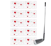 Gwtdtoad Tape | 10 Sheets Putting Alignment Labels, Golf Club Hitting Labels, for Swing Distance Exercise Indoor and Outdoor Sports