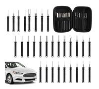 Gwtdtoad Terminal Pin Removal Tool Kit - Black Heavy Duty Remover | Electrical Connector Removal Tool | for Car Wiring Household Engine Audio Fan Industrial Motorcycle System Repair