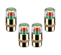 Gwtdtoad Tyre Valve Caps, Valve Caps with Pressure Indicator, Caps for Pressure Measuring Valves - For Passenger Cars, Trucks, Trailers, Sports, Utility Vehicles, Saloons, Motor Vehicles