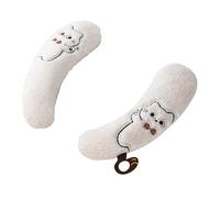 Gwtdtoad Warm Toilet Seat - 1 Pair Washable Adhesive Reusable - Winter Toilet Seat Cover with Handle - For Winter & Cold Home Travel Student Dorm Office Apartment