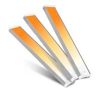 GWULC Under Cabinet Kitchen Lights LED - 20CM Cupboard Light con Motion Sensor USB-C Rechargeable Wireless LED Warm Light