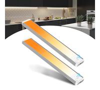 GWULC Under Cabinet Kitchen Lights LED - 2Pcs USB C Rechargeable Wireless LED Lights for Cupboard