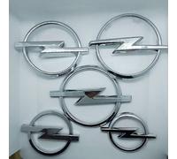 GWWXM Car Emblem for Opel Corsa D 2011-2014,Front Bonnet Boot Lid Trunk Hood Logo Badge Stickers Decals Sign Replacement 3D Metal Car Tuning Exterior Accessories, self-adhesive-12.8cm