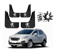 GWWXM Car Mud Flaps for Peugeot 3008 2023 2024,with Emblems Logo Car Fenders Splash Guard Tire Mudflaps Fender Mudflaps Splashproof Waterproof Resistance Car Accessories
