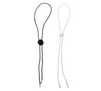 Gwxevce 10PCS Flexible Removable Elastic Hat Chin Cord Straps Adjustable Cord Fasteners