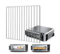 GWY Air Fryer Rack for Ninja Foodi 10 in 1 SP101 Digital Air Fryer Countertop Oven, 13.4''*13.4'' Stainless Steel Air Fryer Accessories Roasting Steamer Grill Racks Baking Tray，Dishwasher safe