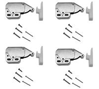 GWYAN 4 Pcs Automatic Spring Snap System Push-in Touch Locks Self-Locking Spring Buckle for Tip Latch Cabinet Door Furniture Safety Lock