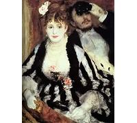 GWYDYB Works by Famous Painter Pierre -Auguste Renoir - Two People in a Car Compartment - Diamond Embroidery Mosaic Cross Stitch Home Decor 40×50cm