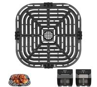 GWYSY air Fryer Replacement Parts for Instant Vortex Plus 6QT Instant Pot Vortex Plus 5.7L Clear Cook Air Fryer air Fryer Accessories Accessory Non-Stick Grill Pan Grill Plate Rack Tray Crisper Plate