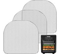 GWYXC Air Fryer Rack for Oven, 3 PCS Air Fryer Oven Accessories Dehydrator Rack Replacement Tray Cooling Racks for Chefman 6.3 Qt Air Fryer, Power XL Airfryer Pro 6QT Pro Plus 10 Quart Oven 6QT 12.5QT
