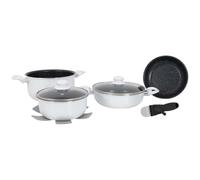 GX Batería de cocina inducción Blanca 7pzs