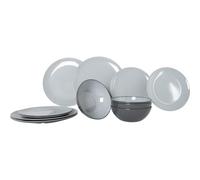 GX VIV Vajilla gris 12 uds.