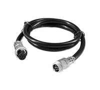 GX12 1m 2m 3m Extension Wire 2 3 4 5 6 7 Pin AC DC Electric Cable Automotive Connector M12 Adapter Female Male(7pin,2m)