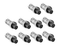 GX12 Butt-Joint Connector Female 2pin3pin4pin Male Push-Pull 5/6/7pin Cable Butt Joint Connector(3 pin female10pcs)