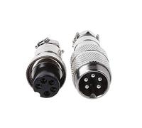 Gx16 Butting Aviation Male Connector Female Plug 2/3/4/5/6/7/8 Pin Plug Adapter Connector Terminal Socket Female Male Cable Solder Parts Wire Butt Screw Interface Digital Disconnect Assorted Push