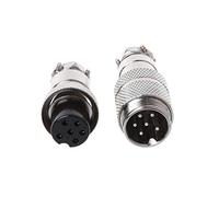Gx16 Butting Aviation Male Connector Female Plug 2/3/4/5/6/7/8 Pin Plug Adapter Connector Terminal Socket Female Male Cable Solder Parts Wire Butt Screw Interface Digital Disconnect Assorted Push