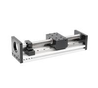 GX80 Ball screw 100-300mm Double line rail aluminum profile electric slide linear guide slide module(1204,150mm)