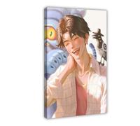 GXAFHJ Movie Art Poster Animated Film Jinu K Pop Demon Hunters Fans Gift Cartoon Aesthetic Room Decor 2 Canvas Poster Bedroom Decor Landscape Office Room Decor Gift 08x12inch(20x30cm)