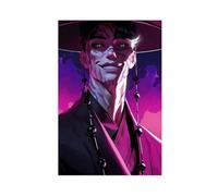 GXAFHJ Movie Art Poster Animated Film Jinu K Pop Demon Hunters Fans Gift Cartoon Aesthetic Room Decor 1 Canvas Poster Bedroom Decor Landscape Office Room Decor Gift 12x18inch(30x45cm)