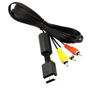 GXAHSOL AV Cable for PS2 PS3, AV to RCA Cable Composite lead Audio HD Video TV, Component Cables Compatible, Seamless Connectivity