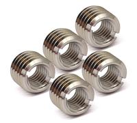 GXARTS 5 x Thread ADAPTERS M12 12MM Male to M8 8MM Female Threaded Reducers Female Screw Sleeve Conversion Nut Female Screw Sleeve Conversion Nut