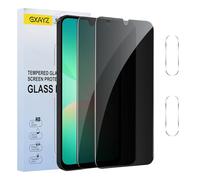 GXAYZ 【4 Stück Sichtschutz Schutzfolie für Samsung Galaxy A26 5G,Privacy Panzer Schutz glas,[2* Anti-Spy Schutzglas + 2* Kameraschutz] Anti-Peeping Sichtschutzfolie，Anti-Spy Schutzglas