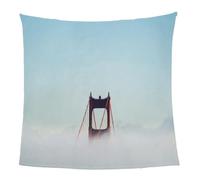 GXBDYD Fleece Blanket Art Architecture Bridge Printed Pattern 180X220cm Soft Fluffy Throws For Sofas, King/Twin Bed Large Plush Blankets, Microfiber Flannel Blankets For Chairs/Bed, Warm & Cozy