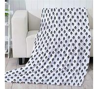 GXBDYD Fleece Sofa Blankets For Bedding 150X150cm Extra Soft & Warm Microfiber Sherpa Throw Blanket Abstract Design Feathers Printed Pattern Thickened Flannel Blanket Faux Fur Fleece Throw Blanket