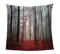 GXBDYD Fleece Sofa Blankets For Bedding 180X220cm Extra Soft & Warm Microfiber Sherpa Throw Blanket Art Landscape Woods Printed Pattern Thickened Flannel Blanket Faux Fur Fleece Throw Blanket