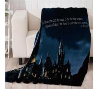 GXBDYD Sherpa Fleece Throw Blankets For Sofas Beds 130X150cm 100% Polyester Fluffy Comfy Thick Flannel Blanket For Kids/Adults, Fashion Architectural Design Printed Pattern Winter Warm Plush Blanket