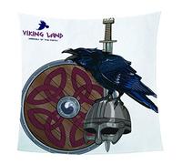 GXBDYD Super Soft Thickened Flannel Couch Blanket Baby Size 80X150cm Sherpa Fleece Throw Blanket Art Animal Crow Printed Pattern Fluffy Comfy Warm Microfiber Plush Sofa/Bed Blanket