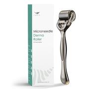 GXBRSY Derma Roller 0.25mm Titanium, 192 Micro Needle Roller - Beard Face Dermal Roller (Crystal Black)