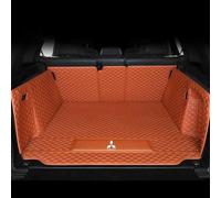 GXDFC Car Boot Liner Mat for Mitsubishi Eclipse Cross 2018-2024 2025 2026, Leather Boot Mat Full Coverage Protector Pad Cargo Storage Tray Protector Liner Carpets,normal-Brown Style