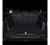 GXDFC Car Boot Liner Mat for Peugeot 2008 2020-2024 2025 2026, Leather Boot Mat Full Coverage Protector Pad Cargo Storage Tray Protector Liner Carpets,normal-Black Style
