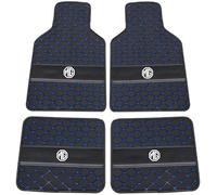 GXDFC Car Floor Leather Mats for MG MG3 Hybrid 2024 2025, Waterproof Non-Slip Carpet Front Rear Floor Liner Protection Foot Pads Accessories