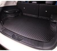 GXDFC Car Leather Boot Liner Mats for Toyota Yaris Cross XP210 2021-2022 2023 2024 2025, Rear Trunk Cargo Pad Luggage Tray Protector Non-Slip Durable Waterproof Mat,Black Plus