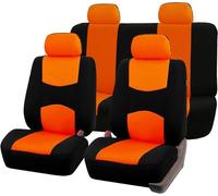 GXDFC Car Seat Covers for Bora 2019-2020 2021 2022 2023 2024 2025, Full Surround Seat Cover Breathable Seat Protector Non-Slip Comfortable Seat Cushion Accessories,Orange