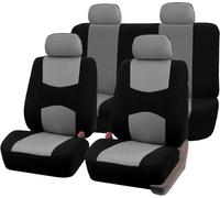 GXDFC Car Seat Covers for Daewoo KALOS Hatchback (KLAS) 2002-2003 2004, Full Surround Seat Cover Breathable Seat Protector Non-Slip Comfortable Seat Cushion Accessories,Grey