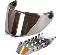 GXDFC Motorcycle Helmet Visor for MT V 28B Thunder 4, UV Anti-Fog Motorcycle Helmet Visor Lens Windproof Motorbike Helmet Face Shield,normal-Esilver