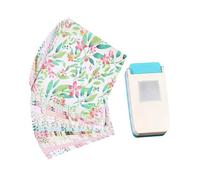 Gxdqxxd 1 Paper Punch with Border Stamp - Craft Punch - Mechanism - Ideal for Scrapbooking, Craft Activities, square