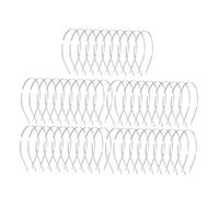 Gxdqxxd 60 Pieces Metal Hair Bands Empty Headbands DIY Frame Crown Wire Base Tiara to Customize Suitable for Home Creative Workshop, silver
