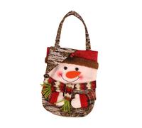 Gxdqxxd Christmas Gift Bag, Candy Bag, with Handle, Small Gift Bags, Christmas Ornament, Tote Bag, Handbag for Shopping, Snowman Pattern