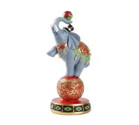 Gxdqxxd Elephant Figurine with Pedestal Figurine, Glossy, for Reading corner, Elephant Ball