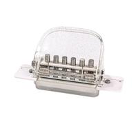 Gxdqxxd Manual Hole Punch for Binders And Diaries, Compatible with A4 Paper, with Confetti Collection Tray And PP And Metal Materials, Clear