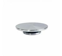 Gxdqxxd Manual Turntable Smooth Pottery Wheel with Aluminum Disc Reflective Rotating Stand for Potters, Sculptors, Art Classrooms, Home Studio Areas, 20 Cm Diameter
