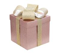 Gxdqxxd New Year Celebration Gift Box Proposal Box with Lids Paper Packaging for Events, Champagne 25 cm